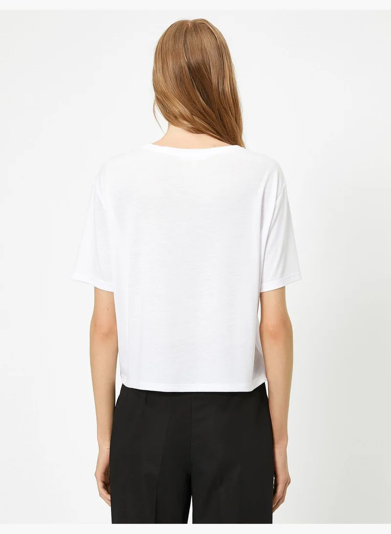 KOTON Letter Printed T-Shirt