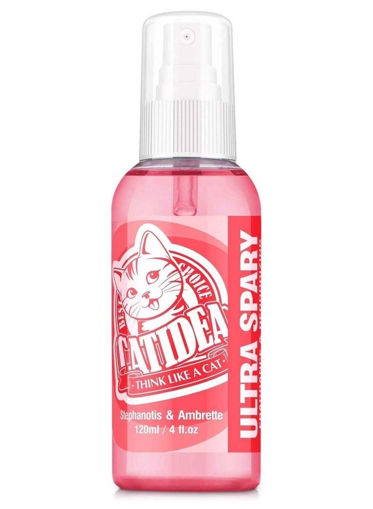 CATIDEA Cat Idea Cat Idea Cat Fragrance Deodorant and Odor Eliminator with Stephanotis and Ambrette Scents, 120ml