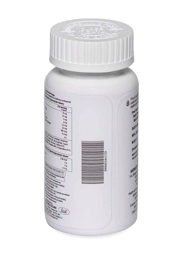 Health Aid HealthAid Haemovit Iron & Folic Acid Supplement for Women & Men with Vitamin B12 |Supports Blood Health & Reduced Fatigue - 30 Vegetarian Capsules - Image 3