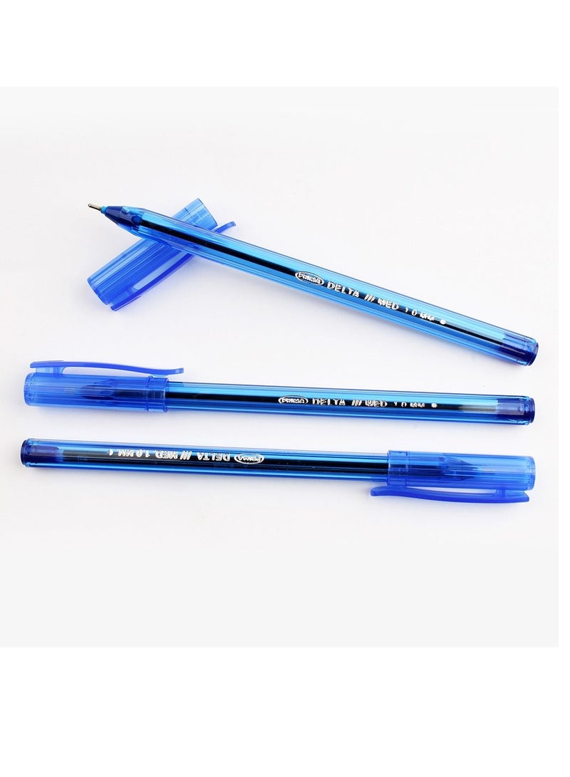 بريما قلم جاف بريما دلتا ازرق 1ملى - Image 2