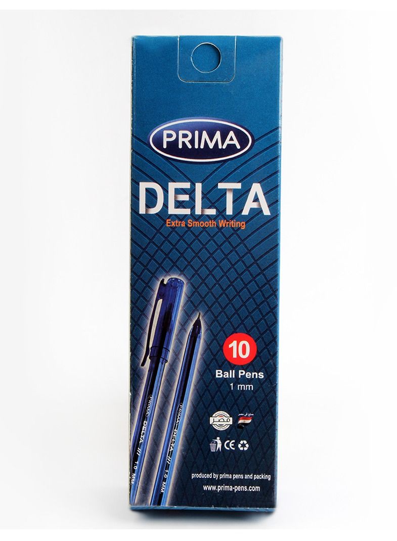بريما قلم جاف بريما دلتا ازرق 1ملى - Image 5