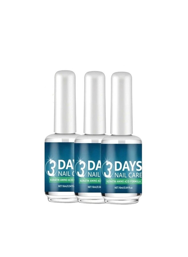 ROYALS RADIANCE Keratin Nail Repair Serum - 3 Days Nail Care Treatment for Stronger, Healthier Nails | Amino Acid Formula for Nail Growth, Shine & Damage Repair | 16ml (Pack Of_3) - Image 1