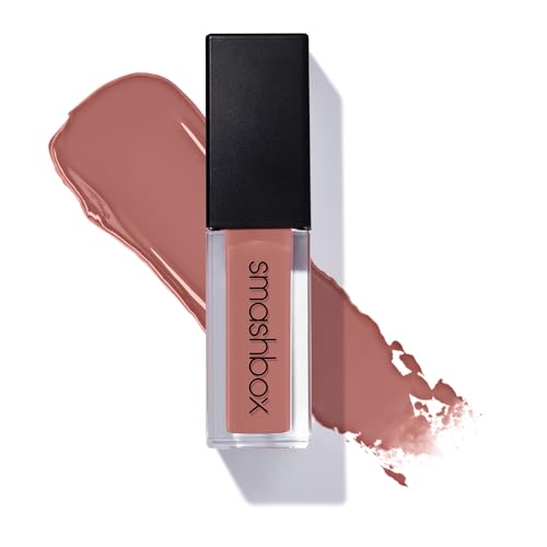 Smashbox Always On Longwear Matte Liquid Lipstick  Waterproof LongLasting Lip Color with Precision Tip Applicator  PrimerInfused Formula and Velvety Matte Finish Stepping Out 014 Fl Oz - Image 1