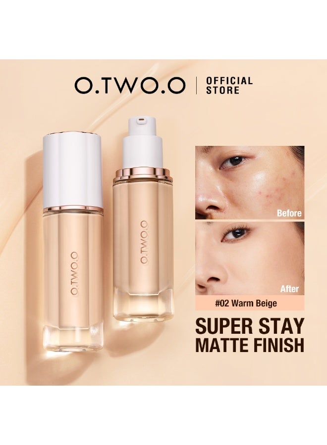 OTWOO O.TWO.O Oil-Free Liquid Locking Mist Foundation – Lightweight, Long-Lasting Base (#3, WARM NATURAL) - Image 3