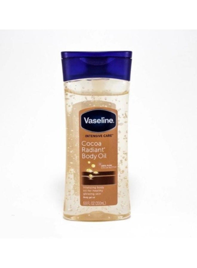 فازلين زيت الجسم إنتينسيف كير مع زبدة الكاكاو النقية 200ملليلتر