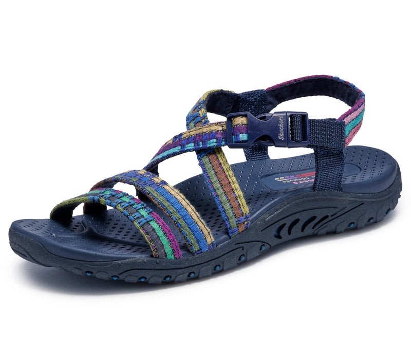 SKECHERS صندل سلاين باك سكيشرز النسائي ريغاي-سيو مي-بوهو المنسوج، متعدد الألوان البحرية، 7 - Image 5
