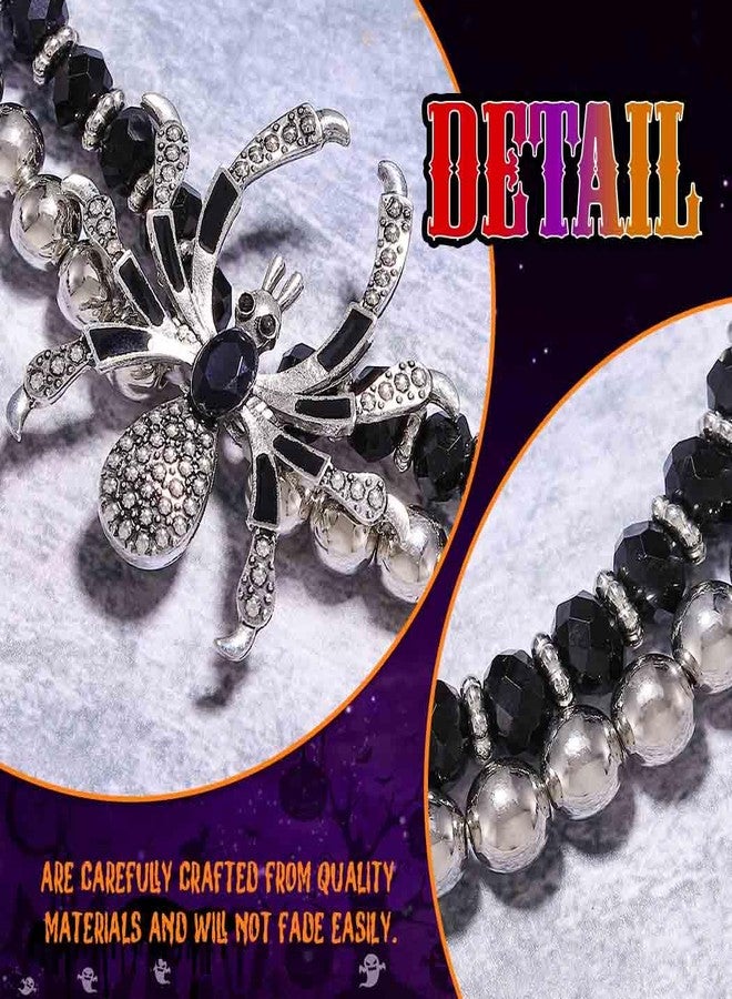 CLOACE Halloween Choker Necklace Set Gothic Necklaces Bracelet Sets Costume Jewelry for Women - Image 4