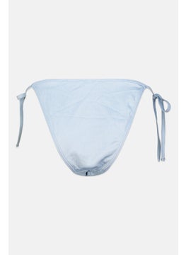 Peek & Beau Women Thong Bikini Bottom, Blue  - Image 2