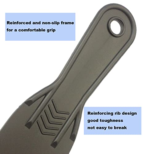 Harniruco 6 Pack Putty Knife, Flexible Plastic Paint Scraper Tool for Spackling,Putty Knife Set, Spreader, Spackle Tool, Plastic Putty Knife Scraper, Scraper Tool, Putty Scraper - Image 2