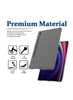 Generic Case Compatible with Samsung Galaxy Tab S9 Tablet Case, Clear Soft TPU Shookproof Ultra-Thin Lightweight Anti-Scratch Protective Cover Case for Samsung Galaxy Tab S9-Transparent  - Image 3