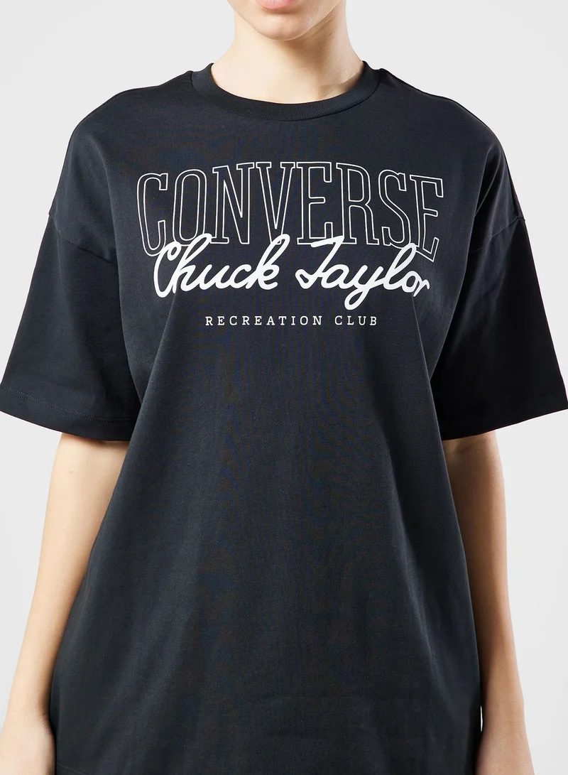CONVERSE Oversized Retro Chuck Graphic T-Shirt