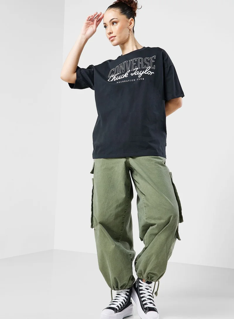 CONVERSE Oversized Retro Chuck Graphic T-Shirt
