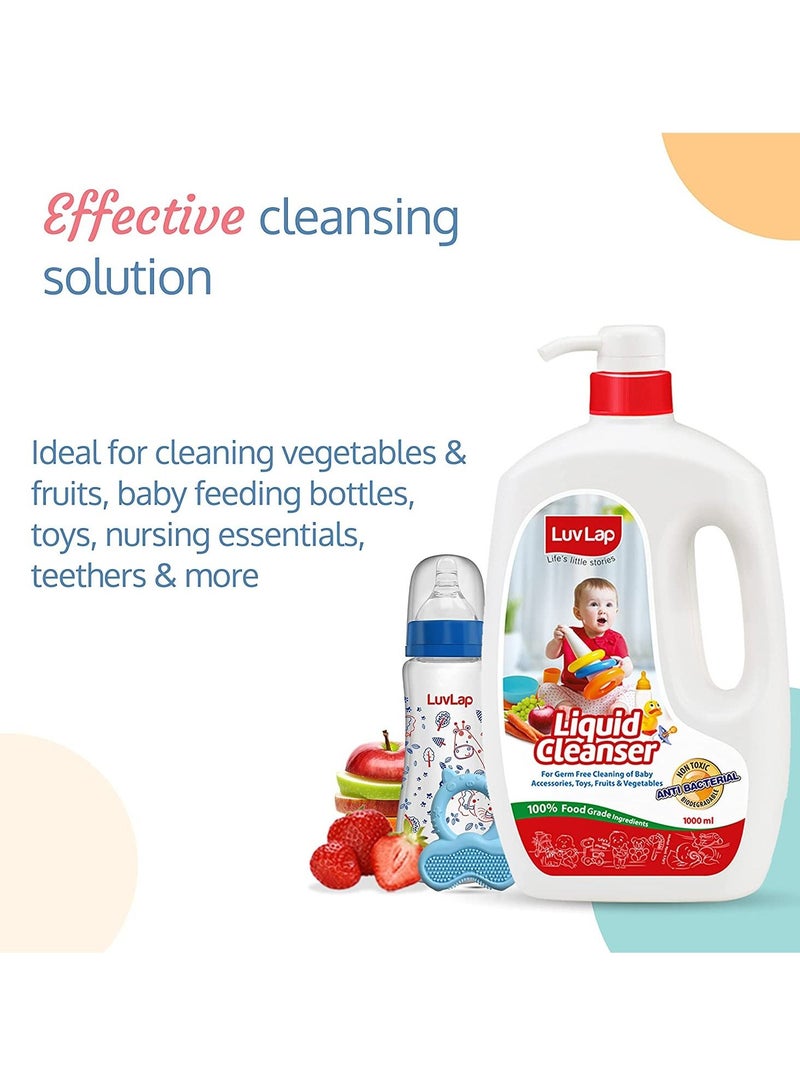 لوفلاب إكسسوارات زجاجات الأطفال ومنظف الخضروات السائل 1000 مل - Image 5