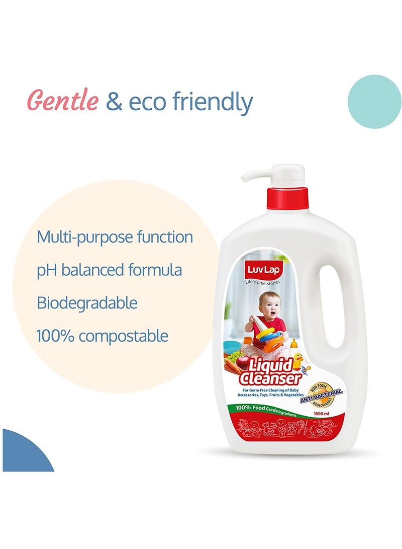لوفلاب إكسسوارات زجاجات الأطفال ومنظف الخضروات السائل 1000 مل - Image 2