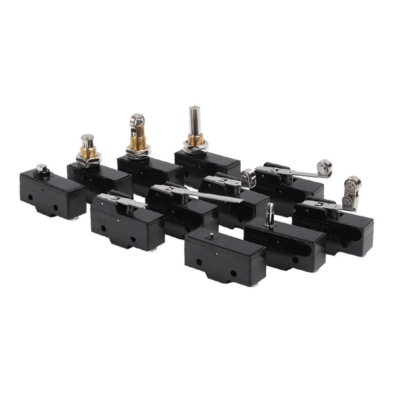 Limit Switch, 5PCS Z-15GB Silver Contact Limit Switch Micro Z-15GD-B, Z-15GQ22-B, Z-15GW22-B, Z-15GW-B, Z-15GW2-B, Z-15HW24-B,for CNC Mill(Z-15GW22-B) - Image 1