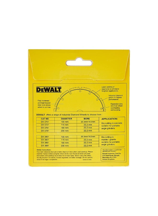Dewalt DX3821 Laser Segmented Blades / Marble And Granite - D115XBS22.2 - Image 3