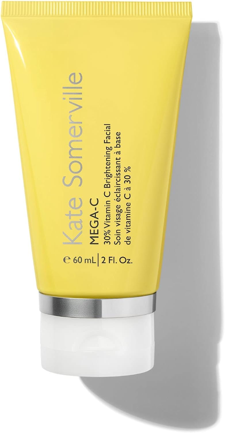 Kate Somerville Mega-C 30% Vitamin C Brightening Facial Mask â€“ Clinic-Grade Treatment to Brighten, Even Skin Tone & Firm, 2 Fl Oz - Image 1