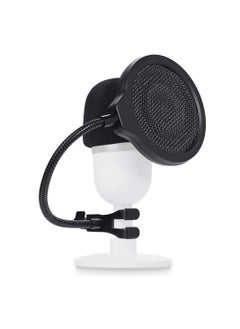 SYOSI for Razer Seiren Mini Windscreen with Pop Filter, 3 Layers Mic Wind Pop Screen with Flexible 360°Gooseneck Clip  - Image 1
