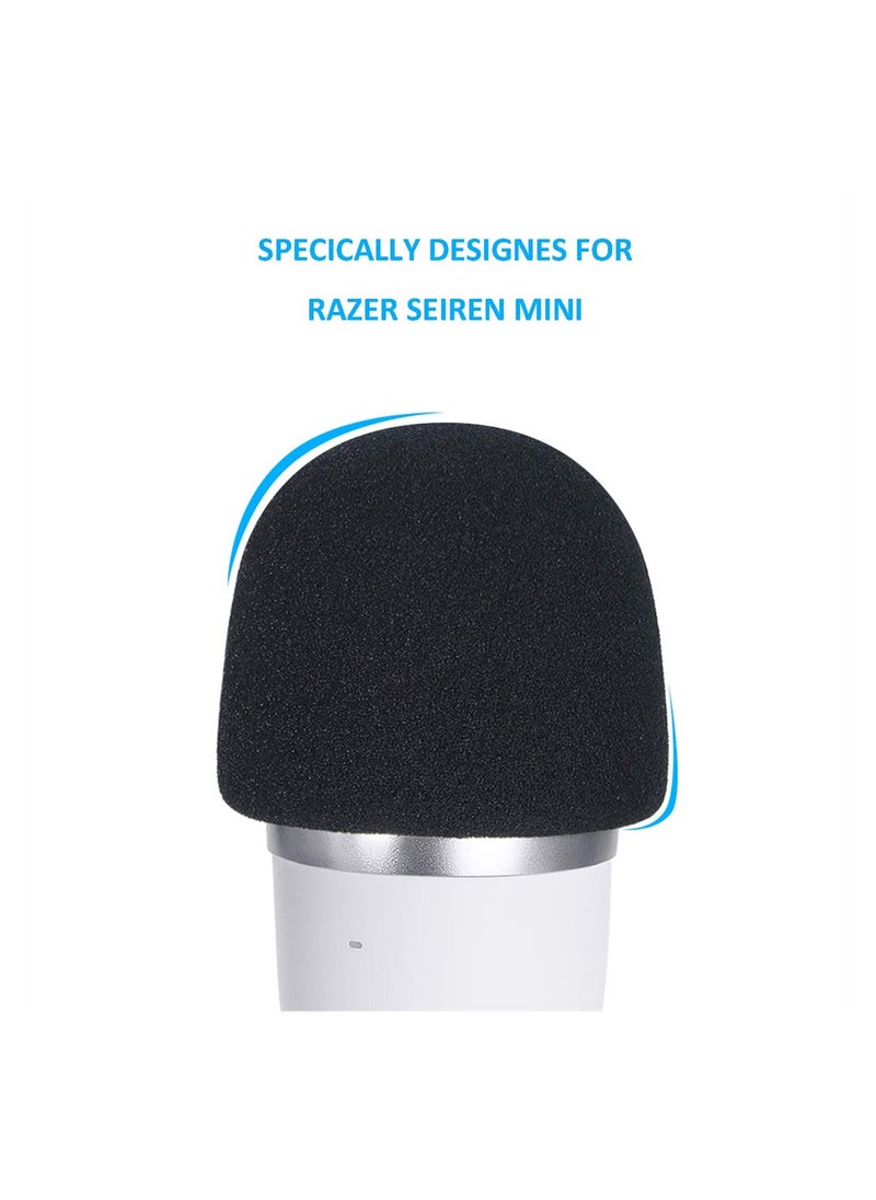 SYOSI واقي الرياح لسماعات Razer Seiren Mini مع فلتر Pop، واقي رياح من 3 طبقات مع مشبك مرن بزاوية 360 درجة  - Image 5