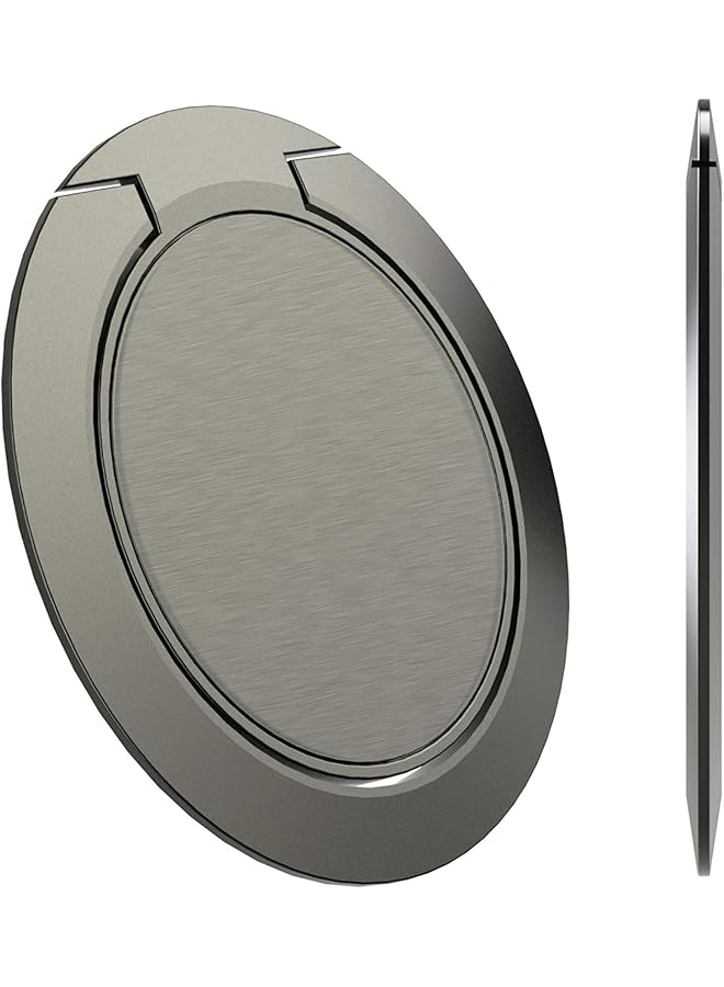 Green Tiger World's Slimmest Phone Ring Holder Ultra Thin Cell Phone Ring Stand for Magnetic Car Mount Hook - Compatible for iPhone X 8 7 Plus 6S 6 5s 5 SEGalaxy S8 S7 S6 EdgeNote 8 5 (Black) - Image 1