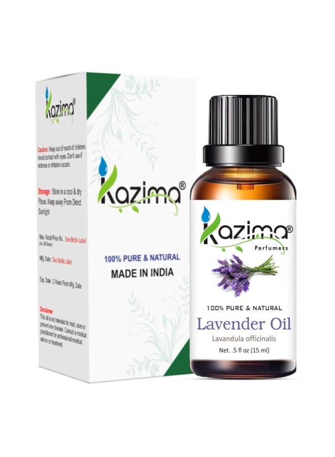 KAZIMA Combo of Moroccan Argan Carrier Oil and Lavender Essential Oil 100% Pure & Natural Oil for Acne Scalp Nourishment Skin Moisturizing Hair Growth & Aromatherapy - Image 2