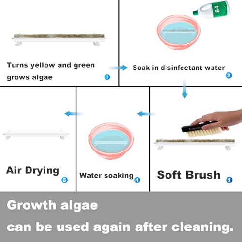 Carefree Fish Aquarium 6/12Inch Nano Materials Air Stone Strip Fish Tank Bubble Stone for Saltwater and Fresh Water (Not Harm The Health of The Fish)(No Include Air Pump) - Image 5