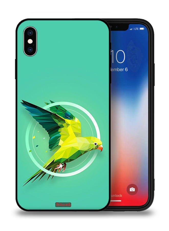Tolwak Apple iPhone XS Max Protective Case Parrot Abstract Art - Image 1