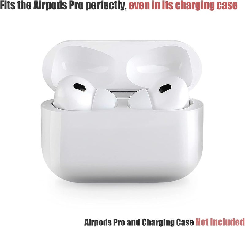 Acediar AirPods Pro Replacement Ear Tips [3 Pairs] for AirPods Pro1,2, Silicon Earbuds Tips with Noise Reduction Hole, Fit in The Charging Case (Sizes S/M/L, White) - Image 3