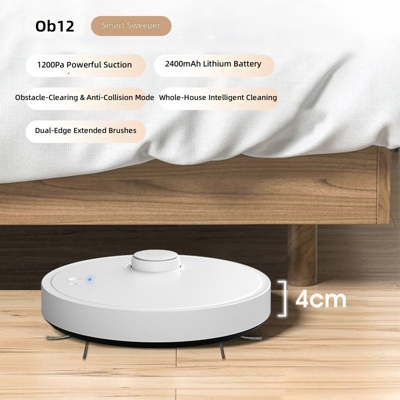 BowAI Ultra Slim Smart Robot Vacuum Cleaner, USB Charging Powerful Suction Automatic Home Floor Cleaning Robotic Vacuum - Image 4