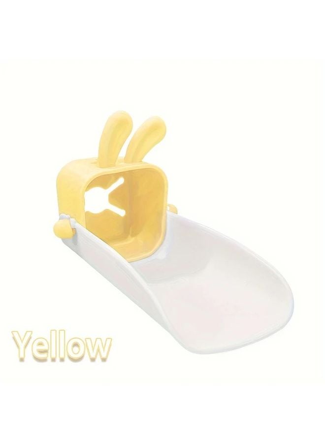 Yellow U Shaped Faucet Extender For Kitchen Sink Convenient Use Plastic - Image 1
