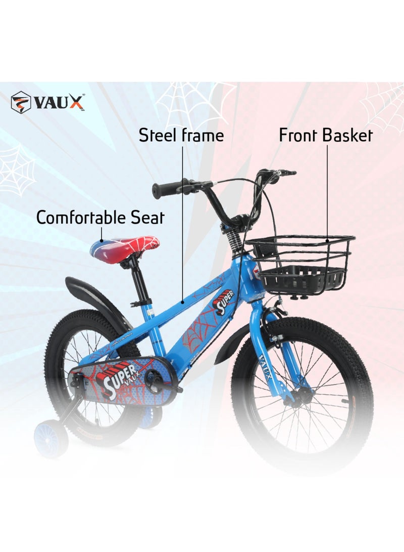 Vaux Vaux  - Super Vaux 16 Inch Kids Bike - Blue - Image 3