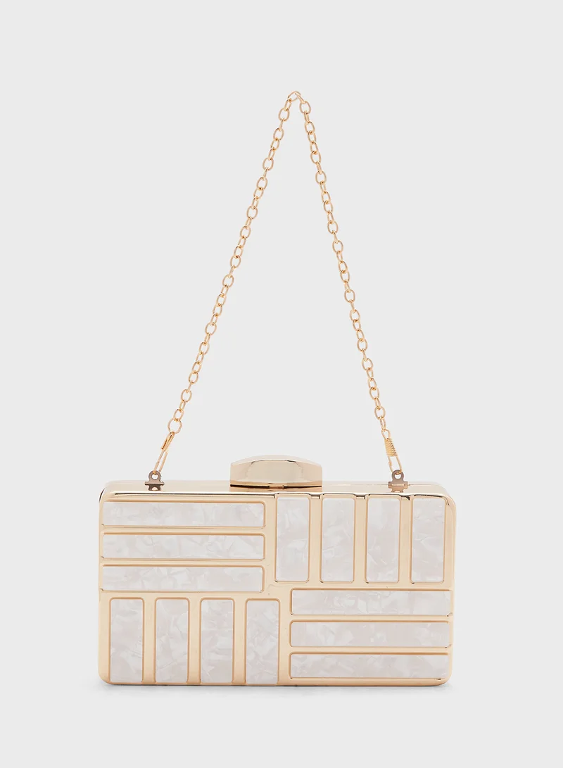 Ella Limited Edition Acrylic Box Clutch Bag
