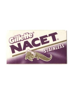 جيليت 100 شفرة حلاقة بحافة مزدوجة غير مقاومة للصدأ - NACET  - Image 3