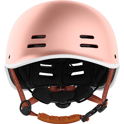 Retrospec Remi Adult Bike Helmet for Men & Women - Bicycle Helmet for Commuting, Road Biking, Skating with Adjustable Ergo Knob Dial, Rose Gold, Medium 57-59cm - Image 3
