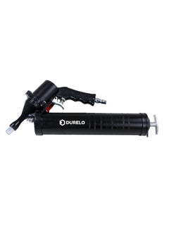 DURELO DURELO GGA6 Air Operated Grease Gun with Bulk Loader Valve Ideal for use in Industries Agricultural Equipment etc Durable Discharge up to 400 gmmin Pressure Ratio 401 Color Black  - Image 1