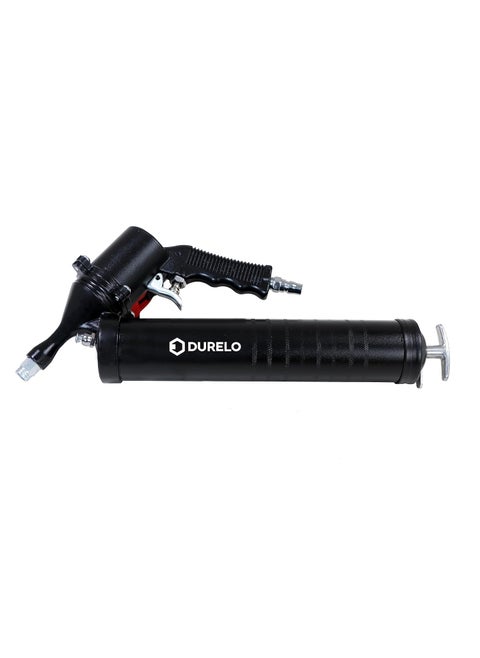 DURELO GGA6 Air Operated Grease Gun with Bulk Loader Valve Ideal for use in Industries Agricultural Equipment etc Durable Discharge up to 400 gmmin Pressure Ratio 401 Color Black