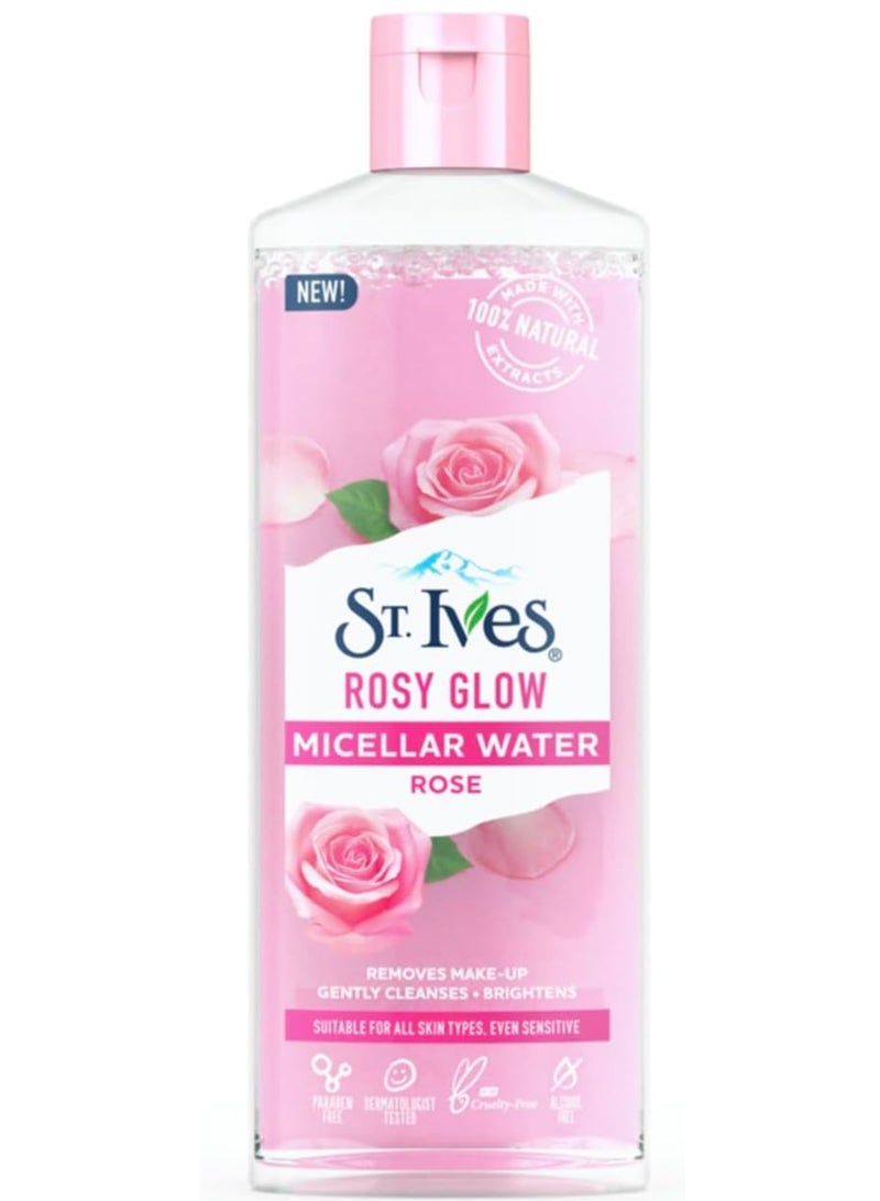 سانت آيفز ماء ميسيلار روزي جلو مزيل للمكياج برائحة الورد 400 مل
