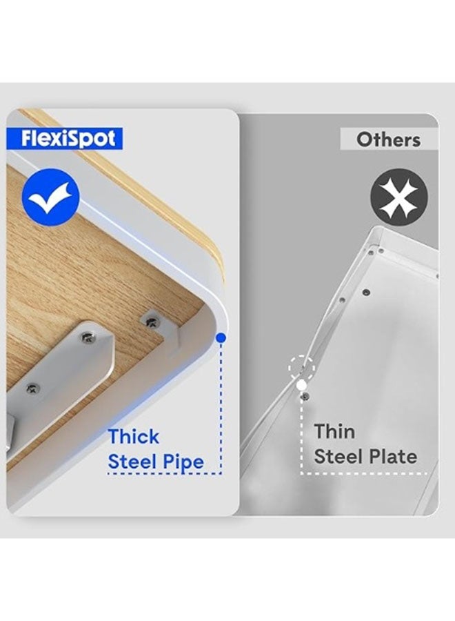 FLEXISPOT Comhar 48" Black standing desk with drawer,Quick Assembly, USB Charging Port, 4 Memory Presets, Child Lock & Anti-Collision, Great for Home Office - Image 4