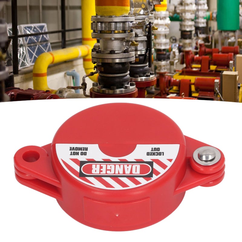 Gate Valve Lockout Foldable 25 To 64mm Handwheel Lock Industrial Pipeline Valve Isolation Tagout - Image 5