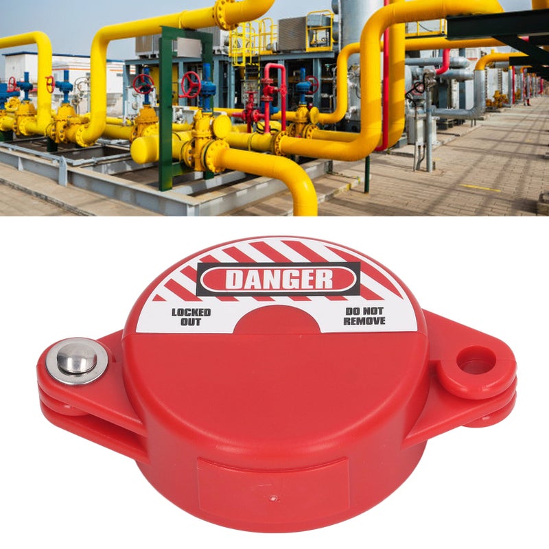 Gate Valve Lockout Foldable 25 To 64mm Handwheel Lock Industrial Pipeline Valve Isolation Tagout - Image 3