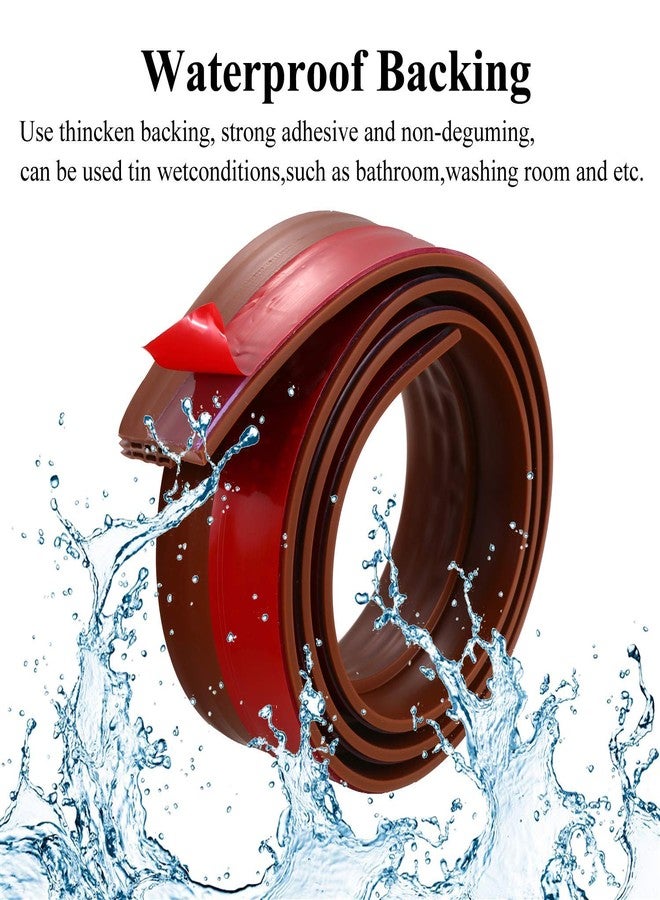 ZILDERO Silocone Door Sealing Strip for Home, Air Gap Silicone Shield Waterproof -Strip Self-Adhesive Window/Door Tape for Seal, Cockroach Insect Bugs Stopper.(1Meter) (Brown, 3meter) - Image 4