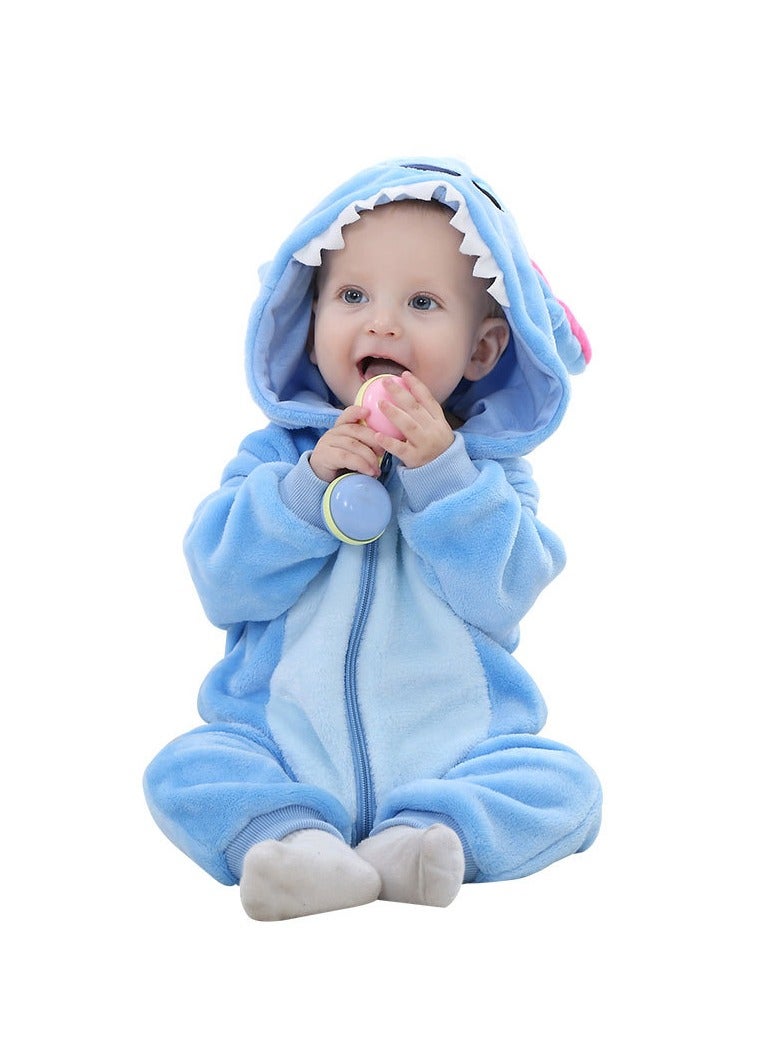 general Children's crawling clothes new three-dimensional shape baby hooded jumpsuit baby clothes - Image 2