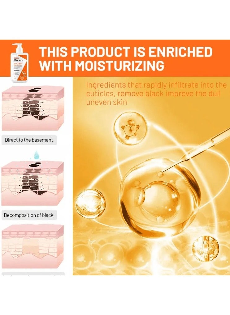 Disaar - Whitening Body Lotion with Vitamin C 300g - Image 1
