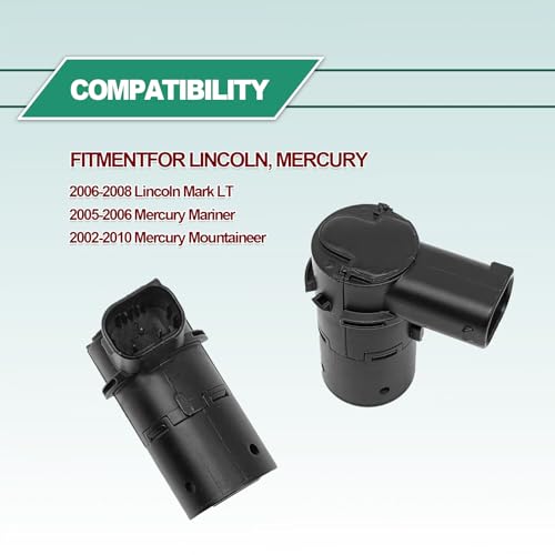 RBOKO 4 Pack Reverse Bumper Parking Assist Sensors Compatible with Ford F150 F250 F350 E-150 E-250 Escape Explorer Lincoln Mercury Mariner Mountaineer, Replace# 684-029 3F2Z15K859BA 4F2315K859AA - Image 4