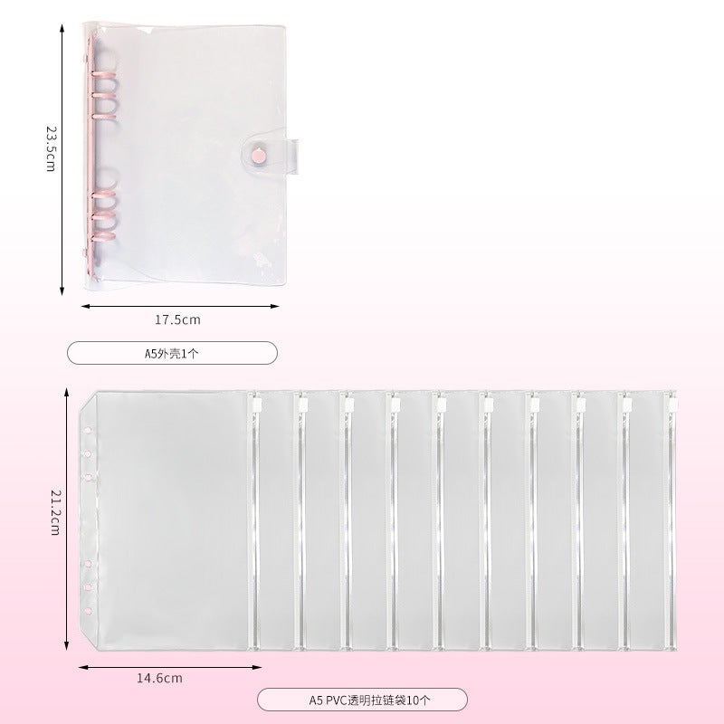 Manufacturers Household Documents Household Registration Book Vaccine Book Baby Birth Certificate Portable Passport Loose-Leaf Book Storage Folder - Image 1