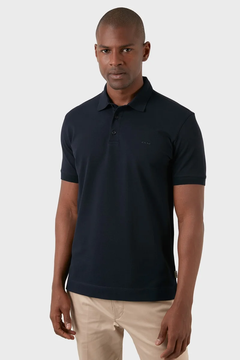 اكسي Cotton Regular Fit Buttoned Polo T Shirt Men's T Shirt EX661D