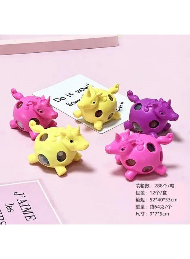 Chocozone Pack Of 5 Squishy Toy Squeeze Animal Toys Stress Ball Toys For Kids Toys For 3 Years Old Stress Toys For Adults ( Random Designs) - Image 4