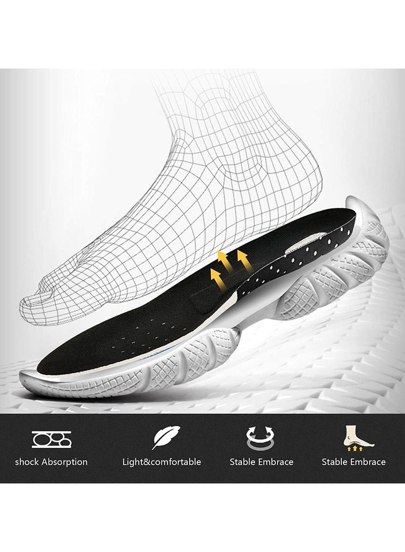 Shoe Insoles For Men Woman, Orthotic Shoe Inserts for Plantar Fasciitis Flat Feet Arch Support, Shock Absorption Cushioning Function Insoles, Memory Foam Insoles For for Everyday Use - Image 2