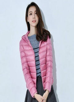 Women's Down Jacket Winter Short Hooded Warm Slim Fashion Solid Color Coat