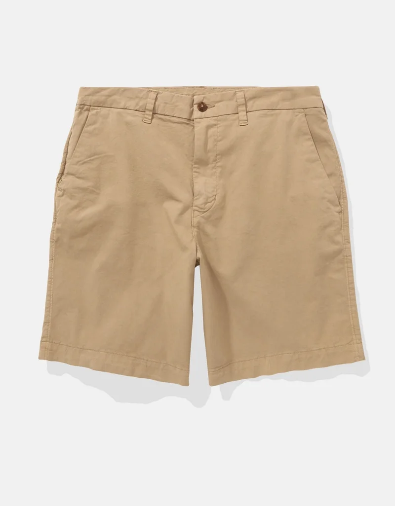 American Eagle  AE Flex 9" Khaki Short for Men | Best Price UAE